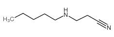 3-(戊氨基)丙腈结构式