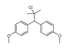 1-[2-chloro-1-(4-methoxyphenyl)-2-methylpropyl]-4-methoxybenzene结构式