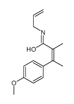 (Z)-N-Allyl-α,β-dimethyl-4-methoxycinnamamide Structure