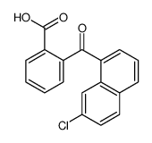 2-(7-chloronaphthalene-1-carbonyl)benzoic acid结构式