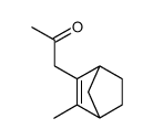 1-(2-methyl-3-bicyclo[2.2.1]hept-2-enyl)propan-2-one结构式