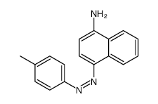 4-[(4-methylphenyl)diazenyl]naphthalen-1-amine Structure