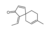 4-ethylidene-8-methylspiro[4.5]deca-1,8-dien-3-one结构式