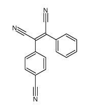 2-(4-cyanophenyl)-3-phenylbut-2-enedinitrile结构式