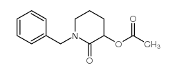 1-苄基-2-氧代哌啶-3-基乙酸酯结构式