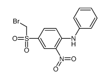 4-(bromomethylsulfonyl)-2-nitro-N-phenylaniline Structure