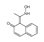 1-[1-(hydroxyamino)ethylidene]naphthalen-2-one结构式