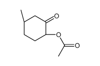 [(1S,4S)-4-methyl-2-oxocyclohexyl] acetate结构式