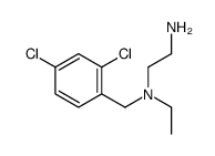 N'-[(2,4-dichlorophenyl)methyl]-N'-ethylethane-1,2-diamine结构式