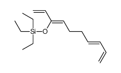 deca-1,3,7,9-tetraen-3-yloxy(triethyl)silane结构式