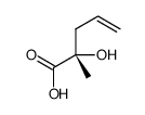 (2S)-2-hydroxy-2-methylpent-4-enoic acid Structure