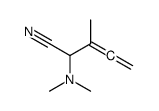 2-(dimethylamino)-3-methylpenta-3,4-dienenitrile结构式