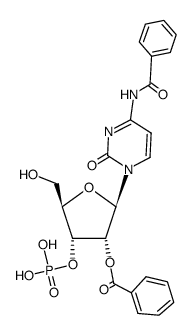 N4,O2'-dibenzoyl-[3']cytidylic acid Structure