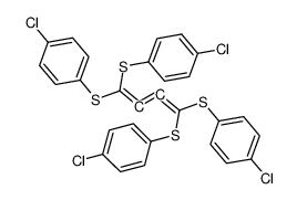 tetrakis(4-chlor-phenylthio)butatrien Structure