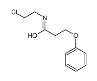 N-(2-chloroethyl)-3-phenoxypropanamide结构式