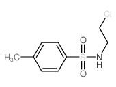 N-(2-chloroethyl)-4-methyl-benzenesulfonamide Structure