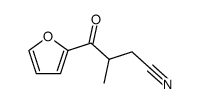 4-furan-2-yl-3-methyl-4-oxo-butyronitrile Structure