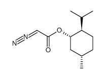 dl-menthyl diazoacetate Structure