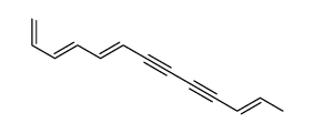 trideca-1,3,5,11-tetraen-7,9-diyne结构式