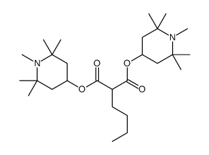 bis(1,2,2,6,6-pentamethylpiperidin-4-yl) 2-butylpropanedioate Structure