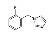 1-[(2-fluorophenyl)methyl]pyrrole结构式