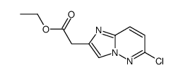 (6-Chloro-iMidazo[1,2-b]pyridazin-2-yl)-acetic acid ethyl ester Structure