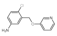 3-(5-AMINO-2-CHLOROBENZYLOXY)PYRIDINE Structure