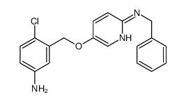 5-[(5-amino-2-chlorophenyl)methoxy]-N-benzylpyridin-2-amine Structure