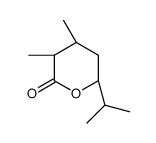 2H-Pyran-2-one,tetrahydro-3,4-dimethyl-6-(1-methylethyl)-,(3R,4S,6R)-rel-(9CI) picture