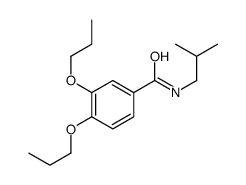 N-(2-methylpropyl)-3,4-dipropoxybenzamide Structure