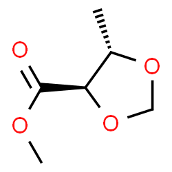 1,3-Dioxolane-4-carboxylicacid,5-methyl-,methylester,trans-(9CI) picture