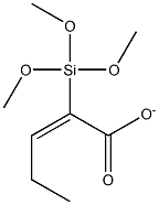 (2-乙酰氧乙基)三甲氧基硅烷结构式