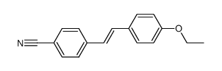 4-[(E)-2-(4-Ethoxy-phenyl)-vinyl]-benzonitrile Structure