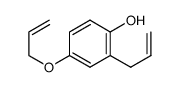 Phenol, 2-(2-propenyl)-4-(2-propenyloxy)- (9CI) Structure