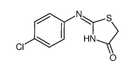 (E)-2-((4-chlorophenyl)imino)thiazolidin-4-one picture