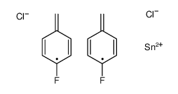 dichloro-bis[(4-fluorophenyl)methyl]stannane结构式
