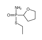 2-[amino(ethylsulfanyl)phosphoryl]oxolane结构式