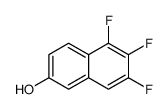 5,6,7-trifluoronaphthalen-2-ol结构式