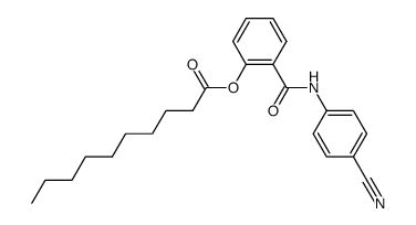 2-(decanoyloxy)-N-(4-cyanophenyl)-benzamide Structure