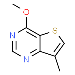 Thieno[3,2-d]pyrimidine, 4-methoxy-7-methyl- (9CI)结构式