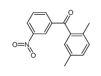 2,5-dimethyl-3'-nitro-benzophenone结构式