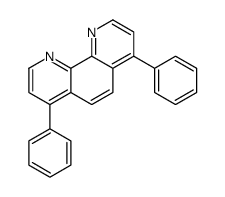 tris(4,7-diphenyl-1,10-phenanthroline-N1,N10)nickel(2+) bis[tetrafluoroborate(1-)] structure