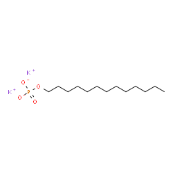 dipotassium tridecan-1-yl phosphate结构式
