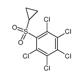 pentachlorophenyl cyclopropyl sulfone结构式