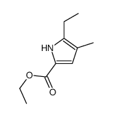 5-Ethyl-4-methyl-1H-pyrrole-2-carboxylic acid ethyl ester Structure