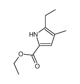 5-Ethyl-4-methyl-1H-pyrrole-2-carboxylic acid ethyl ester structure