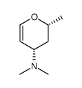 2H-Pyran-4-amine,3,4-dihydro-N,N,2-trimethyl-,(2R,4S)-(9CI) Structure