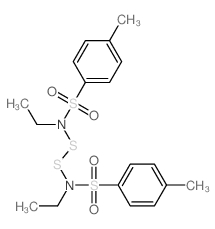 Benzenesulfonamide, N,N'-dithiobis[N-ethyl-4-methyl-(9CI)结构式