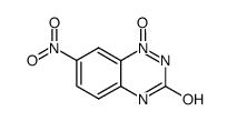3-hydroxy-7-nitro-1,2,4-benzotriazine-1-oxide Structure