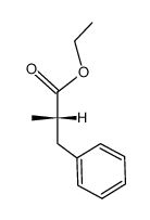 2-(S)-methyl-3-phenylpropanoic acid ethyl ester结构式